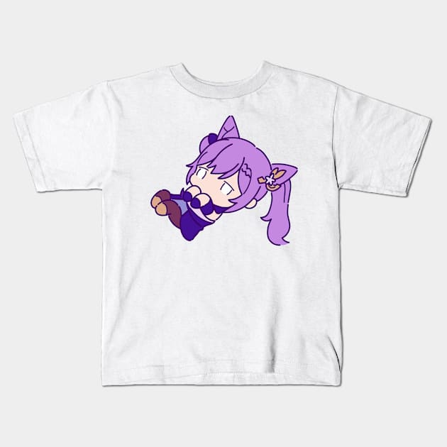 Chibi keqing Kids T-Shirt by SaucyBandit